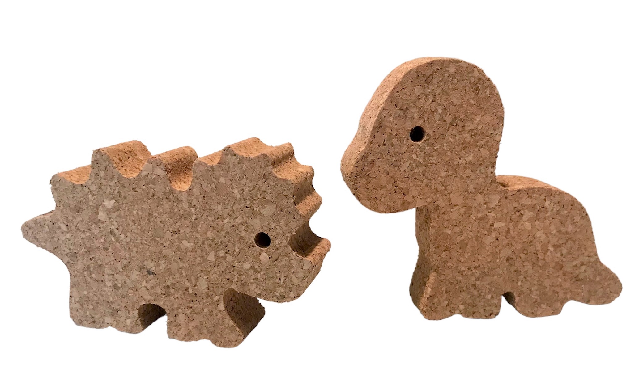 Dino-2-frei Dino Set 2 - 2 Korkfiguren für Spielspaß ab 12 Monaten
