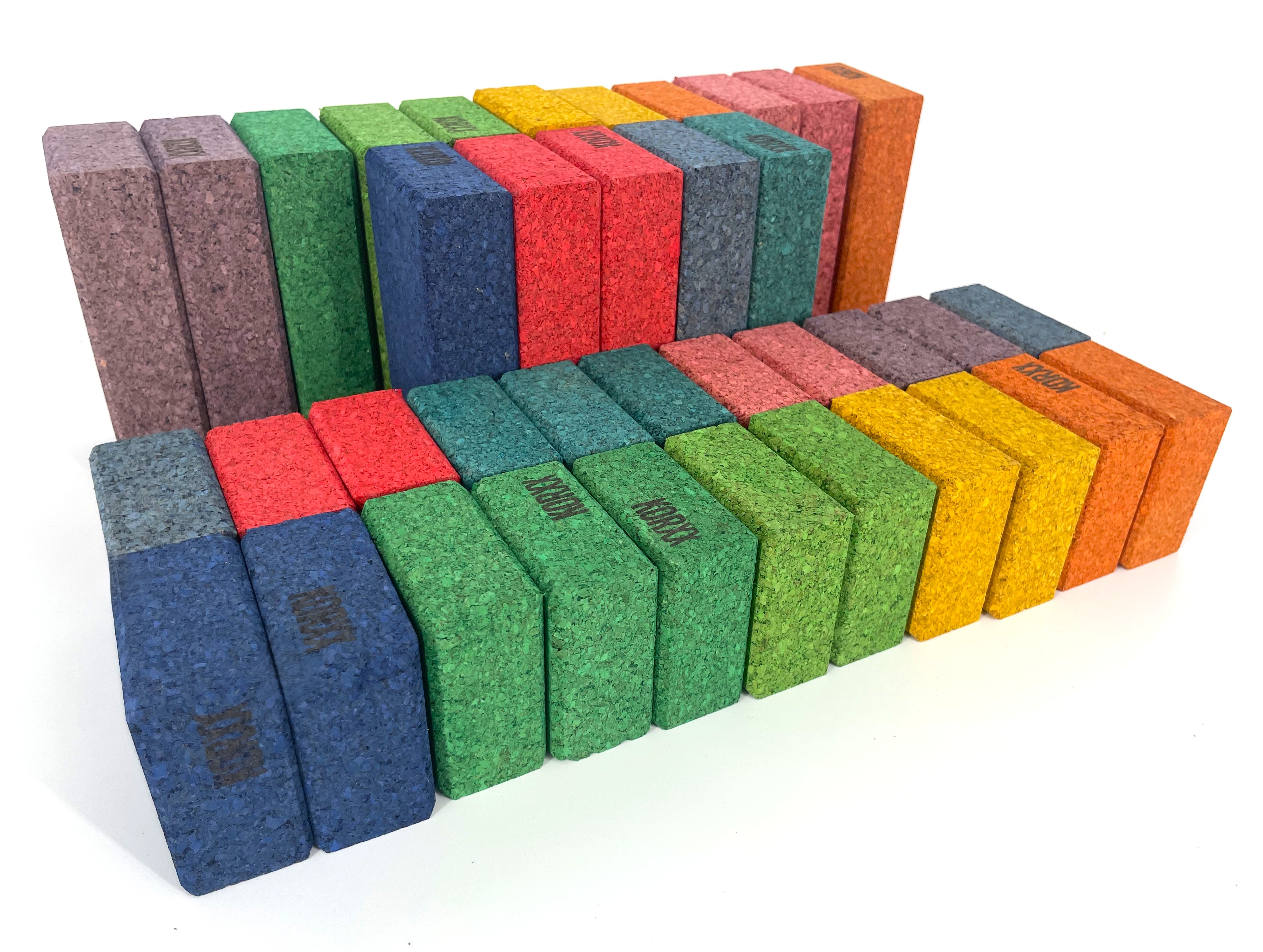 Cuboid C Mix edu - 38 bunte eckige Bausteine aus Kork für kreatives Kinderspiel ab 18 Monaten Cuboid C Mix edu - 38 bunte eckige Bausteine aus Kork für kreatives Kinderspiel ab 18 Monaten
